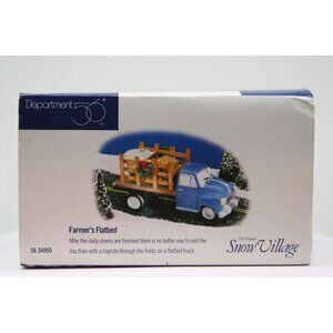 Dept 56 Snow Village - Farmer's Flatbed